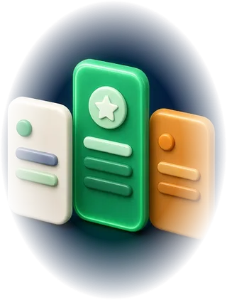 Three plan cards with the middle one highlighted